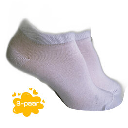 meisjes sneakersokken wit