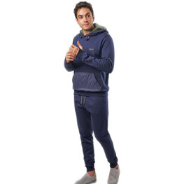 mannen joggingpak blauw