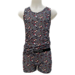 ondergoed setje overall print