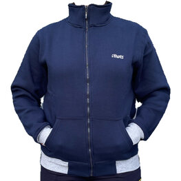 dames jogging vest donkerblauw