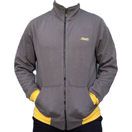 mannen jogging vest donkergrijs