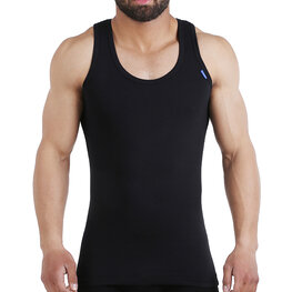mannen tank-top zwart