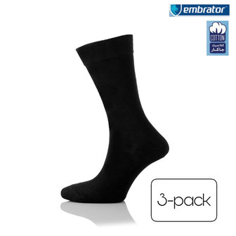 3-pack klassieke sokken zwart