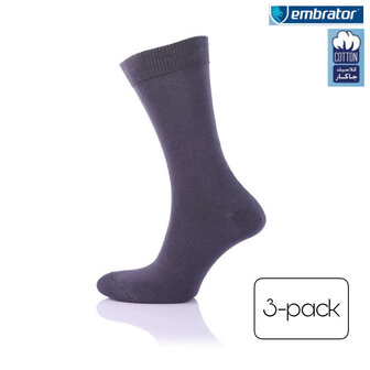 embrator 3-pack klassieke sokken mannen