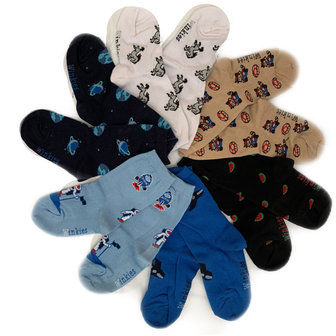 jongens sokken met design