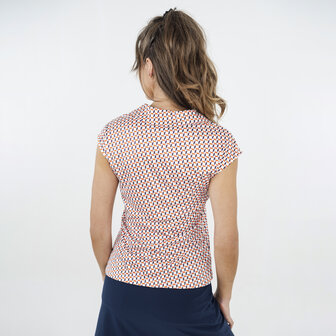 dames polo retroprint