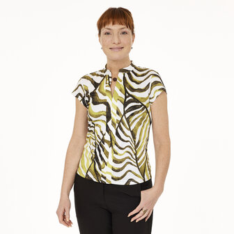 func factory dames top zebra print