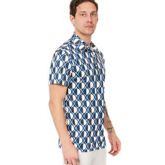 mannen polo geometrische print