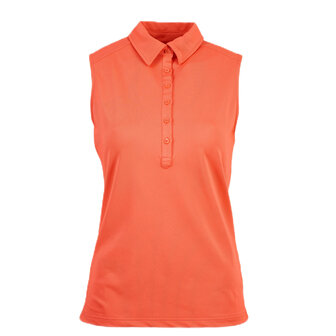 mouwloze dames polo