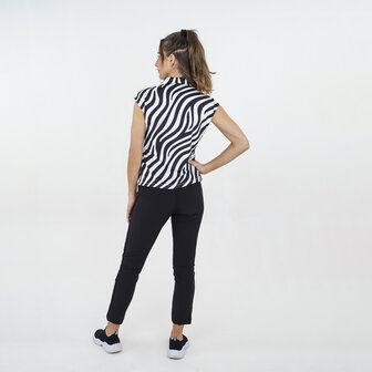 zebra print dames polo