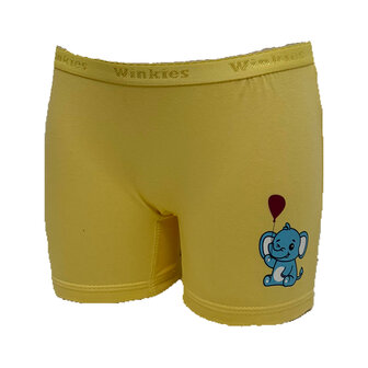 boxershort geel meisjes