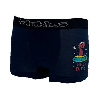 jongens boxer blauw