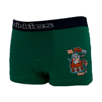 jongens boxer groen