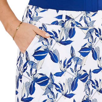Func Factory dames Rokje Milly blue flower S t/m XXL