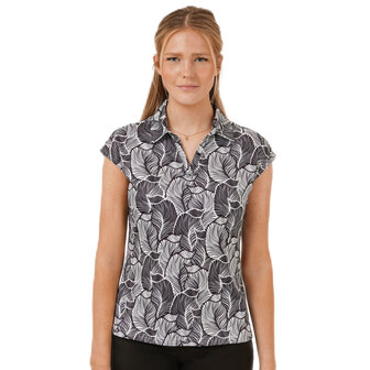 dames top zwart wit