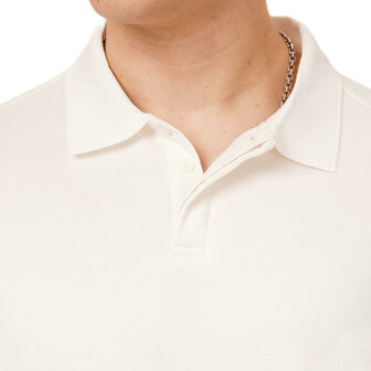 mannen polo wit