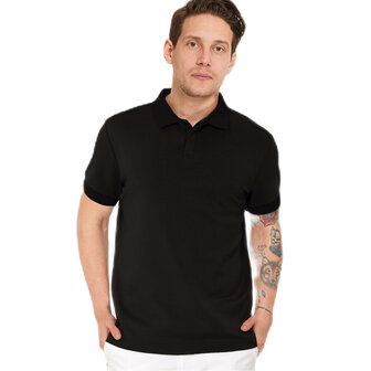 mannen polo zwart