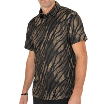 func factory mannen polo black wood