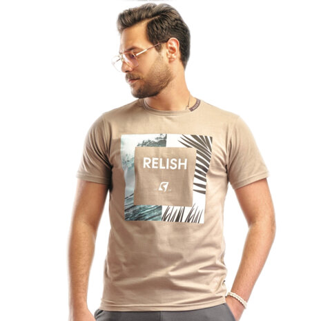 mannen t-shirt relish