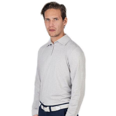 mannen lange mouwen poloshirt