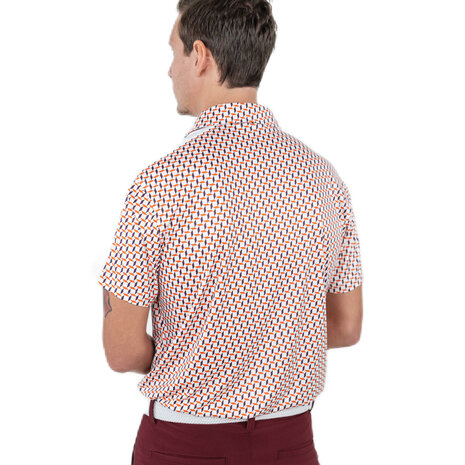 mannen polo retroprint