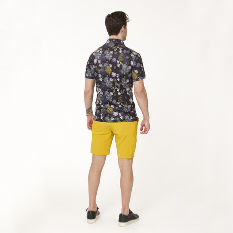 mannen polo bloemen print