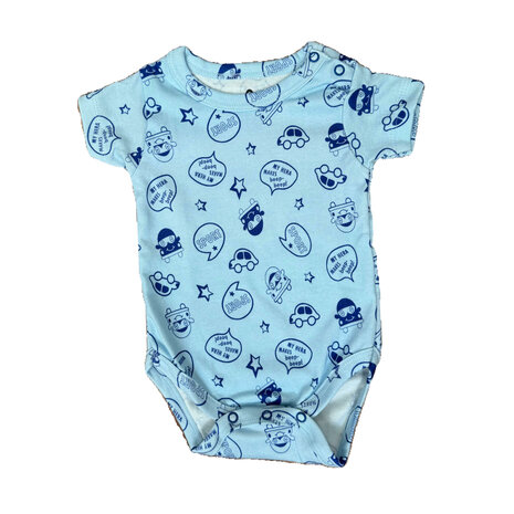 baby rompertje blauw