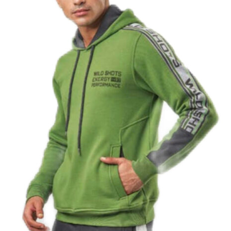 embrator mannen hoodie groen