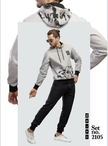 hoodie lichtgrijs