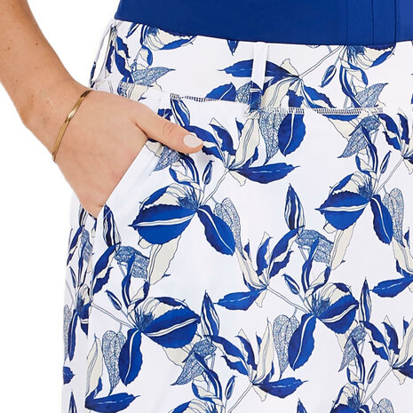 Func Factory dames Rokje Milly blue flower S t/m XXL