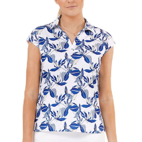 func factory dames top blue flower