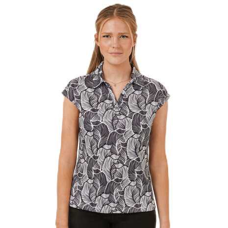 dames top zwart wit