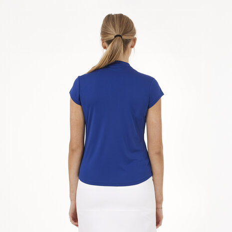 dames top blauw