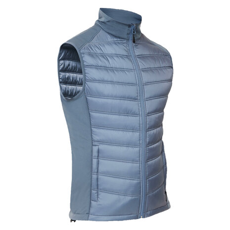 func factory mannen bodywarmer blauw