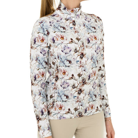 func factory dames longsleeve shirtley soft flowers