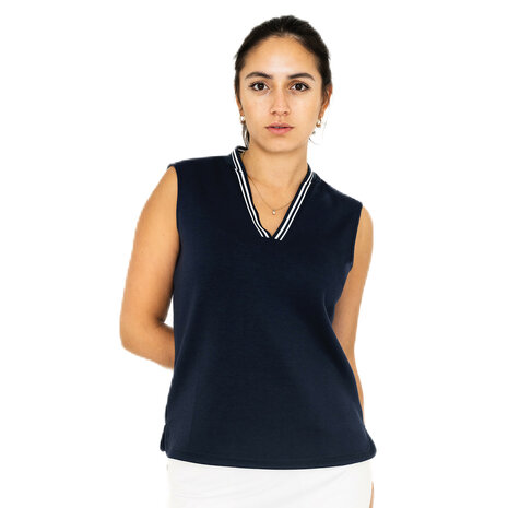func factory dames top donkerblauw