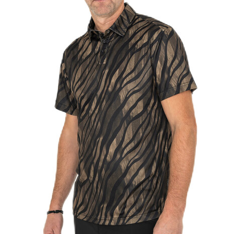 func factory mannen polo black wood