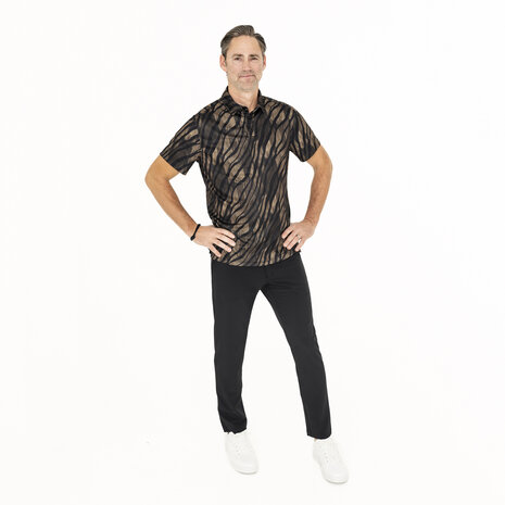 func factory mannen polo black wood