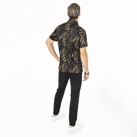 func factory mannen polo black wood
