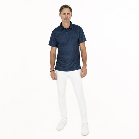 func factory heren polo donkerblauw