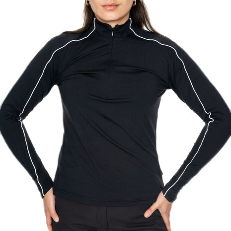 func factory dames longsleeve zwart