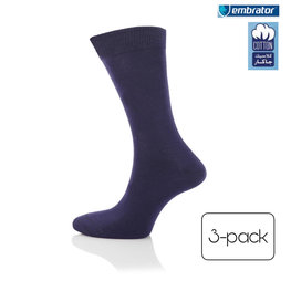Embrator 3-pack Klassieke mannen Sokken donkerblauw