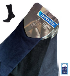 Embrator 3-pack Klassieke mannen Sokken zwart mix