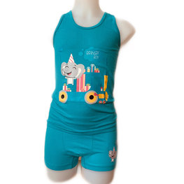Embrator Jongens Ondergoed setje Birthday Boy turquoise 92 t/m 122