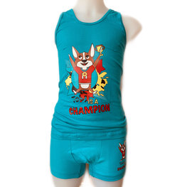 Embrator Jongens Ondergoed setje Champion turquoise 140/146