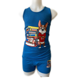 Embrator Jongens Ondergoed setje Books kobalt blauw 128/134 en 140/146