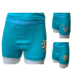 Embrator 2-pack Jongens Boxershort Bo en Summer turquoise 104 t/m 116
