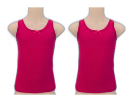 Embrator 2-stuks meisjes Hemdje fuchsia roze 92 t/m 164