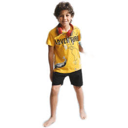 Embrator jongens Zomerset Adventure geel/zwart 134/140 en 146/152