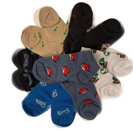 Jongens Sneakersokken 6-paar met design mix Alle maten